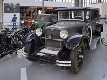 Ein Adler Standard 6 S aus dem Jahr 1928 war Mitte August 2020 im Verkehrszentrum des Deutschen Museums in München ausgestellt.
