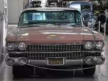 Ein Cadillac Serie 62 Sedan aus dem Jahr 1959. (Verkehrszentrum des Deutschen Museums München, August 2020)