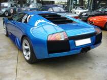 Heckansicht eines Lamborghini Murcielago. Classic Remise Düsseldorf am 26.11.2020.