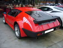 Heckansicht einer Renault Alpine A310 V6 GT, gebaut von 1976 bis 1984. Classic Remise Düsseldorf am 26.11.2020.