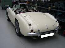 Heckansicht eines Austin Healey 100-4 BN1. Classic Remise Düsseldorf am 26.11.2020.