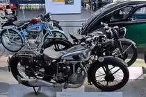 Ein 1935 hergestellters NSU 201 OSL Motorrad war Mitte August 2020 im Verkehrszentrum des Deutschen Museums in München zu sehen.