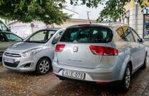 Rückansicht: Seat Altea XL, gesehen in Juni, 2020.