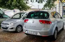 Rückansicht: Seat Altea XL, gesehen in Juni, 2020.