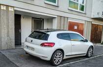 Rückansicht: VW Scirocco Mk3, gesehen in Juni, 2020.