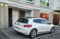 Rückansicht: VW Scirocco Mk3, gesehen in Juni, 2020.