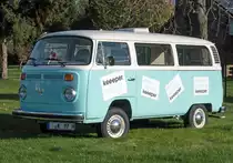 VW T 2 als Werbeträger bei Euskirchen - 03.11.2020