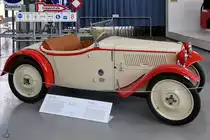 Ein DKW F1 Roadster aus dem Jahr 1931. (Verkehrszentrum des Deutschen Museums München, August 2020)