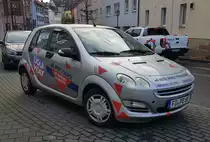 =Smart for four vom Autohaus BICKERT steht an der Zulassungsstelle in Hünfeld, 11-2020