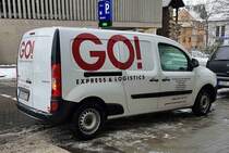 =MB Citan von Logistiker  GO!  unterwegs in Fulda im Dezember 2020