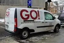 =MB Citan von Logistiker  GO!  unterwegs in Fulda im Dezember 2020