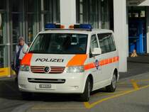 Aargauer Kantonspolizei VW Bus AG 110854 in Zofingen am 09.04.2009