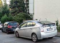 Rückansicht: Toyota Prius Mk3 Foto: Juni, 2020.