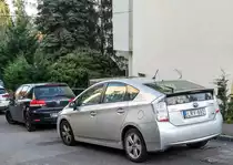 Rückansicht: Toyota Prius Mk3 Foto: Juni, 2020.