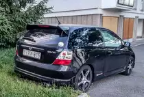 Honda Civic Mk7 Sport, Rückansicht. Foto: Juni, 2020.