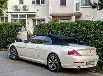 BMW 6 Cabriolet (Rückansicht). Foto: Juni, 2020.