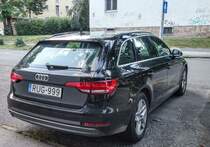 Rückansicht: Audi A4 Avant aus 2017. Foto: Juli, 2020.