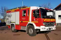 =MB Atego als LF 10/6 der Stadtteilfeuerwehr von Michelsrombach steht im November 2020 in Hünfeld