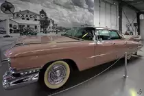 Ein Cadillac Serie 62 Sedan aus dem Jahr 1959. (Verkehrszentrum des Deutschen Museums München, August 2020)