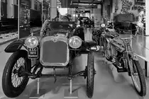 Ein Wanderer 5/12PS Puppchen und eine Zündapp Z 22, so gesehen Mitte August 2020 im Verkehrszentrum des Deutschen Museums München.