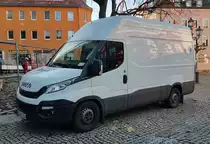 =Iveco Daily von EMK steht im November 2020 in Hünfeld
