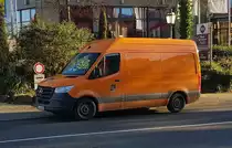 =MB Sprinter von LEINBERGER-Bau steht im November 2020 in Hünfeld