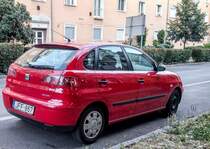 Seat Ibiza Mk3 Rückansicht, gesehen in Juli, 2020.