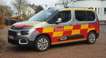 =Citroen Berlingo als Dienstfahrzeug des Hünfelder Stadtbrandinspektors, 11-2020 