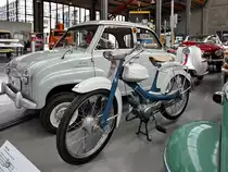 Eine NSU Quickly aus dem Jahr 1964 war Mitte August 2020 im Verkehrszentrum des Deutschen Museums in München zu sehen.