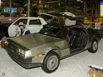 Ein DeLorean DMC stand Anfang Dezember 2014 im Auto- und Technikmuseum Sinsheim.