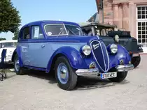 Stoewer Sedina S2 Limousine aufgenommen am 01.09.2018 bei der Classic Gala in Schwetzingen