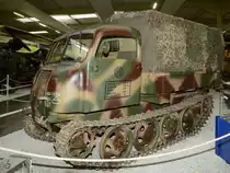 Ein Raupenschlepper Ost RSO von 1944 war im Dezember 2014 im Auto- und Technikmuseum Sinsheim zu sehen.