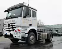 Mercedes Arocs 1846 Sattelzugmaschine in Weiden 13.12.2020