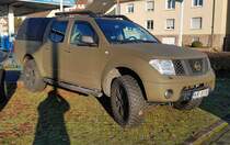 =Nissan Navara, gesehen im Dezember 2020 in Fulda