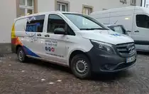 =MB Vito vom Malerbetrieb Vogt steht im Dezember 2020 an einer Baustelle in Hünfeld