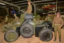 Ein Ferret Scout Car war im Dezember 2014 im Auto- und Technikmuseum Sinsheim zu sehen.