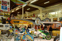 Dieser Top Fuel Dragster  Victor  auf Hadman-Chassis hat sage und schreibe 6500PS. (Auto- und Technikmuseum Sinsheim, Dezember 2014)