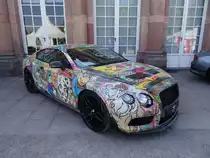 Bentley Continental GT aufgenommen am 31.08.2019 bei der Classic Gala in Schwetzingen