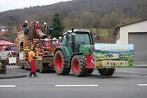 =Fendt Vario 412 beim Karnevalsumzug im Frühjahr 2019