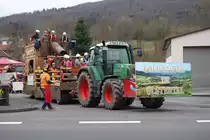 =Fendt Vario 412 beim Karnevalsumzug im Frühjahr 2019