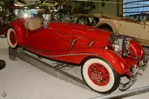 Ein Mercedes Benz 540K Spezial Roadster von 1938 war Anfang Dezember 2014 im Auto- und Technikmuseum Sinsheim ausgestellt.
