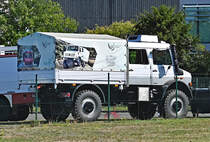 Unimog U 5000 am Flugplatz Bonn-Hanglar - 19.09.2020