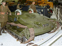 Ein Renault UE Chenillette war Anfang Dezember 2014 im Auto- und Technikmuseum Sinsheim ausgestellt.