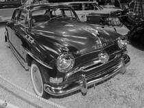 Im Auto- und Technikmuseum Sinsheim ist eine Simca 9 zu sehen.