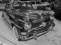 Im Auto- und Technikmuseum Sinsheim ist eine Simca 9 zu sehen.