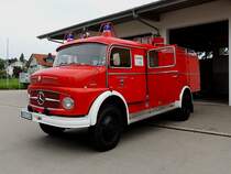 MB1113/B36(in Dienst 1966, ausserDienst 2005; Tankvol.800ltr; Besatzung 9 Mann) der FF-Simbach/Inn wird noch liebevoll  umsorgt , ist wieder einsatzfähig, und wird ggf. für div. Oldtimerveranstaltungen herangezogen; 180505