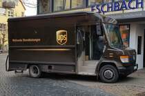 =MB Vario von UPS unterwegs in Hünfeld im Dezember 2020