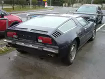 Heckansicht eines Maserati Bora. Ratingen-Breitscheid am 01.01.2021.