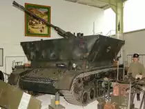 Ein Flakpanzer IV  Möbelwagen  oder SdKfz 161/3 (Panzerflak-Selbstfahrlafette 3,7 cm auf Panzerkampfwagen IV) ist hier allerdings mit falscher Waffe im Auto- und Technikmuseum Sinsheim zu sehen. (Dezember 2014)