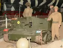 Im Auto- und Technikmuseum Sinsheim steht eine Universal Carrier Tankette.